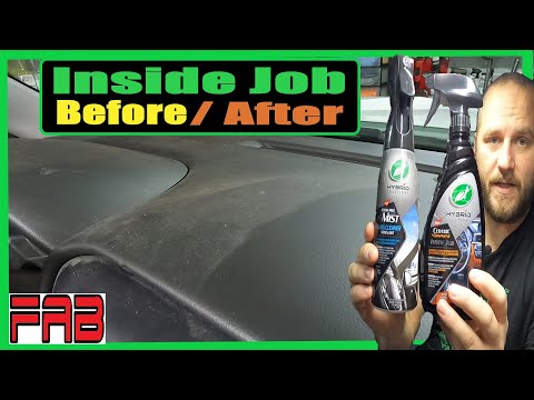 New Turtle Wax Inside Job and Mist Glass Cleaner First Use!