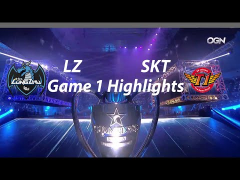LZ vs  SKT Finals Game 1 Highlights LCK Summer Split Longzhu Gaming vs  SK telecom T1 2017
