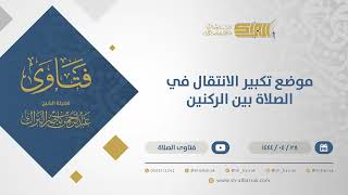 صورة موضع تكبير الانتقال في الصلاة بين الركنين  - الشيخ عبدالرحمن البراك (10862)