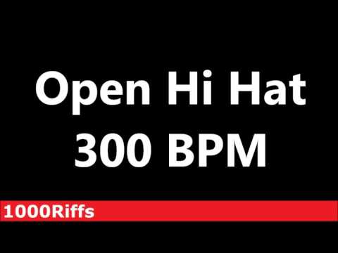 Open Hi Hat Metronome : 300 BPM ✓