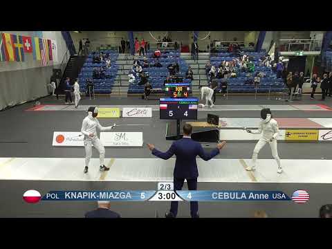 2022 80 T64 20 F E Individual Tallinn EST WC GREEN CEBULA USA vs KNAPIK MIAZGA POL