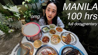 EXTREME FILIPINO STREET FOOD in MANILA for 100 HRS