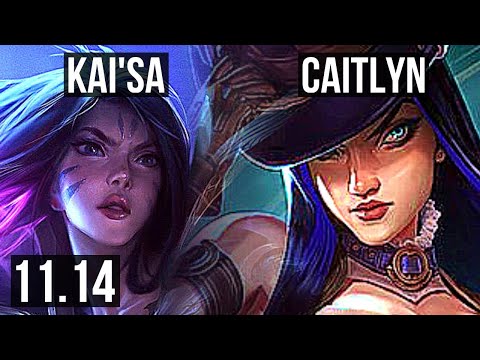 KAI'SA & Zilean vs CAITLYN & Xerath (ADC) | 7/0/5, Godlike, 300+ games | EUW Diamond | v11.14
