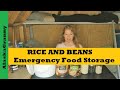 Rice and Beans Long Term Food Storage - Year Supply Made Easy