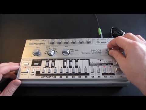 Roland TB-303 Bass Line demonstration. Serial 275000