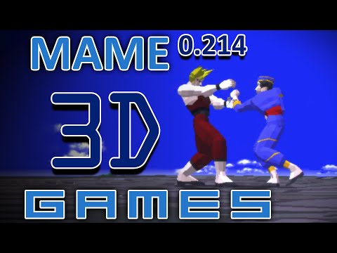 MAME 0.214 - 3D Games [4K@60]