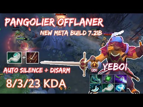 yeboi - Pangolier Offlane New Meta Build 7.21b - Eul's Swashbuckle = Auto Silence + Disarm? - Dota 2