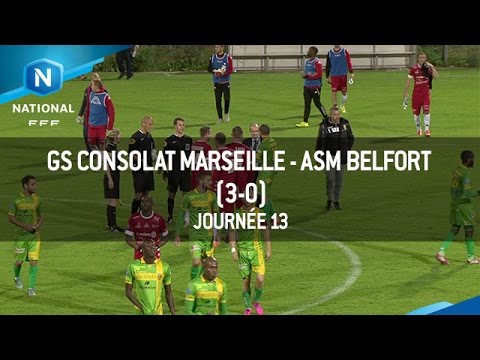 J13 : GS Consolat Marseille - ASM Belfort (3-0), le résumé