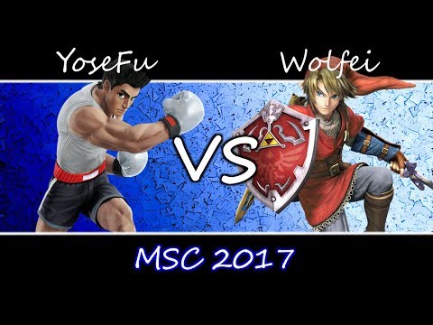 MSC 2017 - Pools - DRX|Wolfei (Corrin, Link) vs YoseFu (Lil Mac) - Smash 4 - Wii U
