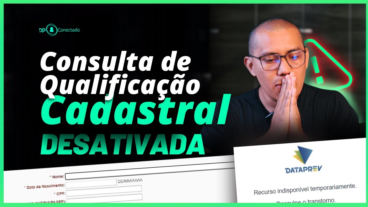 Consulta da Qualificação Cadastral On-line desativada a partir de 10/02/2025