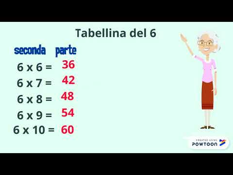La tabellina del 6