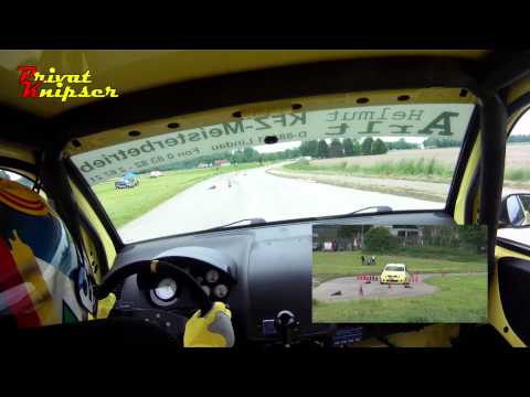 Very fast VW Lupo Cup 200 PS hp 1600 cc - Florian ARLT at DMSB Slalom Argental 2013 plus Onboards