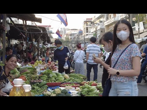 Exploring Cambodia Market | People everyday life at market