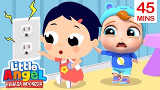 Download lagu Jangan Pegang Colokan Listrik! | Kartun Anak | Little Angel Bahasa Indonesia mp3