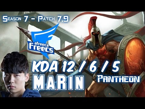 AFs MaRin PANTHEON vs KENNEN Top - Patch 7.9 KR Ranked