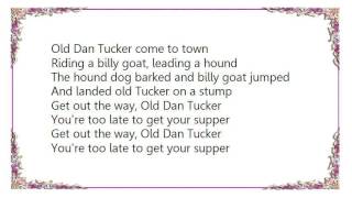 Bruce Springsteen - Old Dan Tucker Lyrics