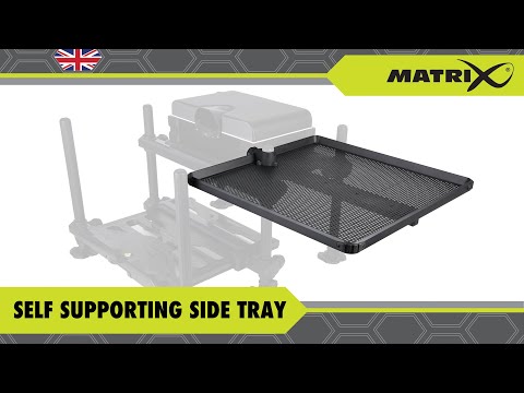 Matrix Self Support Side Tray - Large Black