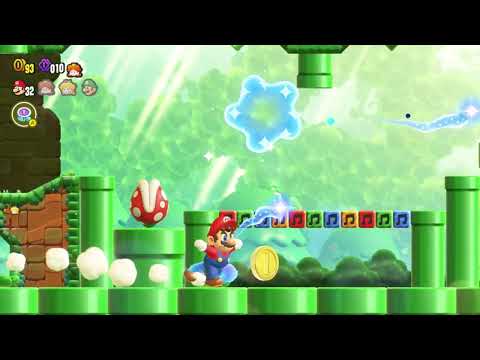 SECRET EXIT Location in Piranha Plants on Parade - Super Mario Wonder 3rd Wonder Seed