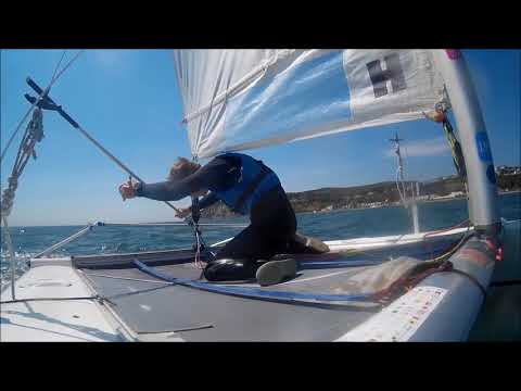 How to tack a catamaran