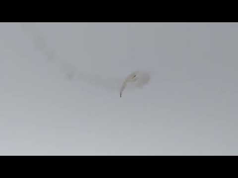 KING DRONES X8 WITH PYROCREATIONS BLACK SMOKE. AUTONOMOUS.