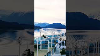 Alaska’s Breathtaking Beauty from a Cruise Deck #AlaskaViews #CruiseMoments #short