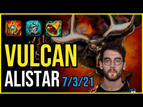 VULCAN - ALISTAR vs. THRESH Support | NA CHALLENGER | PATCH 10.25