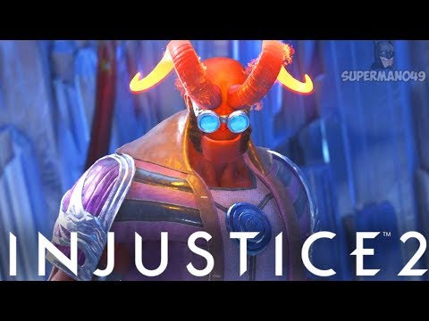 EPIC HELLBOY GOES CRAZY! - Injustice 2 "Hellboy" Gameplay