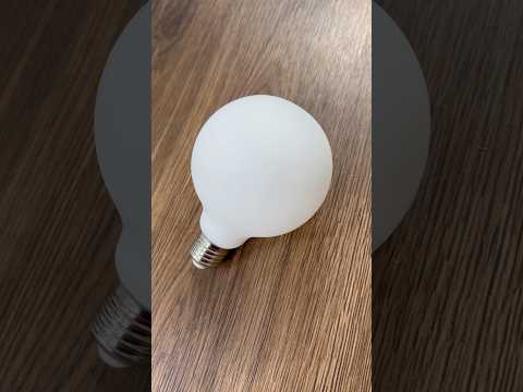 LED лампа Edisons Ceramic G95 Е27 6W 3000K біла оксамитово-матова