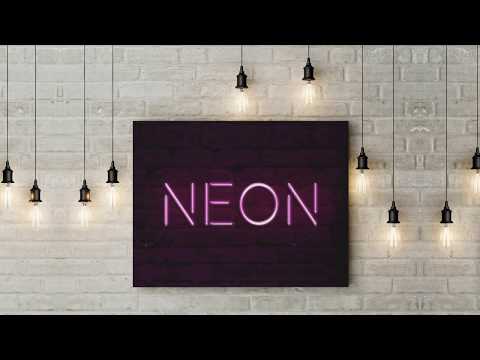 How To Make a Realistic Neon Light Text Effect   (photoshop)