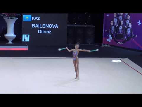Miss Valentine 2019 Bailenova Dilnaz RG FIG Junior Clubs Final KAZ