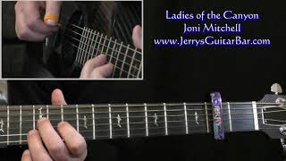 Joni Mitchell Ladies of the Canyon Intro Guitar Lesson