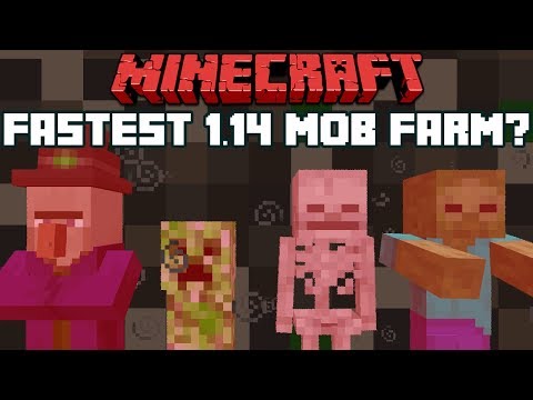 xisumavoid - Minecraft 1.14: Fastest (Maybe) Mob Farm [17K+ Drops Per Hour]