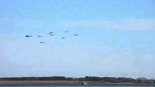 preview picture of video 'Helicopter Formation, Patuxent River Naval Air Station'