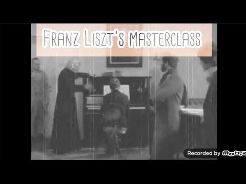 Me giving a lecture 200 years ago - Franz Liszt masterclass #lacampanella