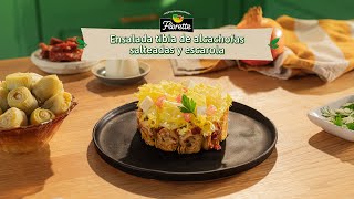 Florette Ensalada tibia de alcachofas salteadas y escarola anuncio