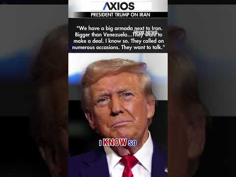 Trump: Iran 'wants to make a deal' facing 'big armada' #shorts #us #trump #iran #news #foxnews