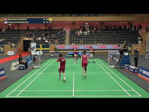 Match Point - Bugtrup / Surrow vs Takeuchi / Kawazoe - XD, SF - Swedish Open 2023