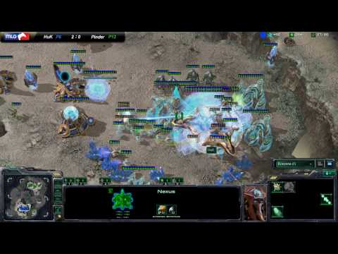HD MLG Starcraft 2 HuK vs. Pinder 3