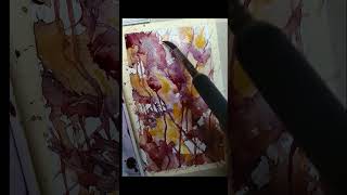 Abstract Watercolor Lines & Planes | Minimal Color Art