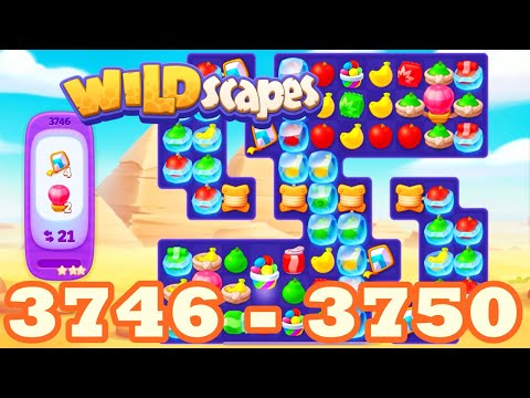Wildscapes Level 3746 - 3750 HD Walkthrough 3 match puzzle | android | 3747 | 3748 | 3749 | IOS