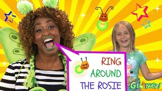 Ring Around the Rosie | Nursery Rhyme Songs &amp; Video | GloZell and the GloBugz!