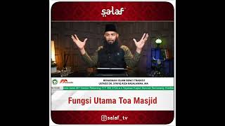 Download lagu Fungsi Utama Toa Masjid - Ustadz Syafiq Riza Basalamah hafizhahullah mp3