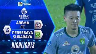 Highlights Arema FC VS Persebaya Surabaya BRI Liga 1 2022 2023 Mp4 3GP & Mp3