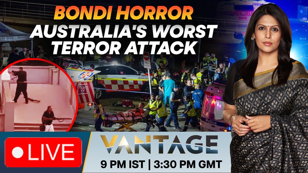 LIVE: At Least 16 Killed in Terror Attack on Australia's Bondi Beach | Vantage with Palki Sharma