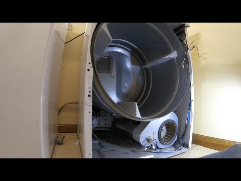 Speed Queen Dryer Disassembly- NEW PULLEYS, NEW BELTS, AND CLEAN OUT