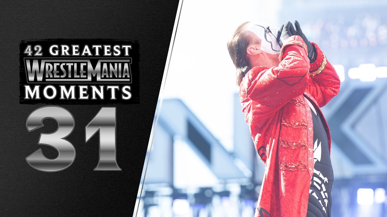 Sting makes his WrestleMania debut | WrestleMania 31: 42 Greatest WrestleMania Moments