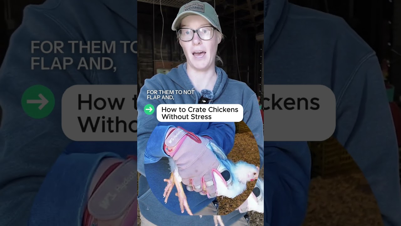 How to Crate Your Chickens Without Stress🐔
