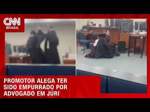 Confusão no Júri: promotor diz ter sido empurrado por advogado em SP | BASTIDORES CNN