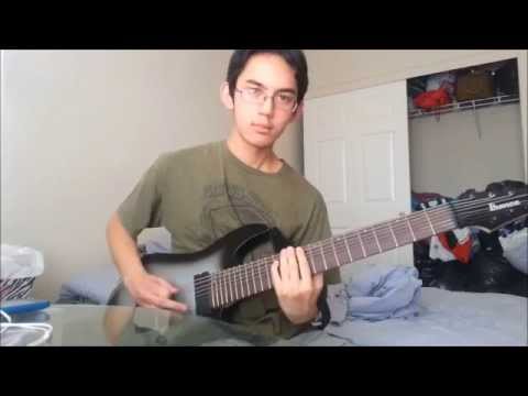 Rings of Saturn - Natural Selection (Full Guitar Tutorial)