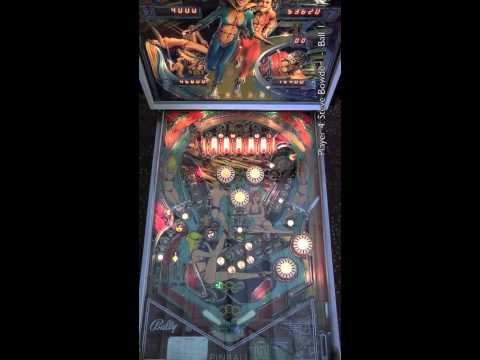 FUTURE SPA Pinball Table (Bally 1979) - Pinburgh 2011 Division B Final Game 3 (Part 1)